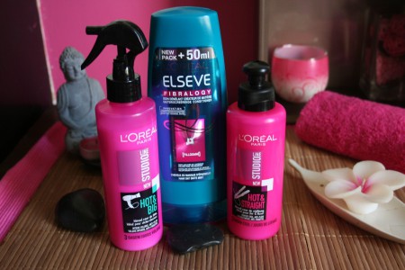 Après-shampooing Elsève fibralogy - Hot &amp; big L'Oréal - Hot &amp; Straight de L'Oréal